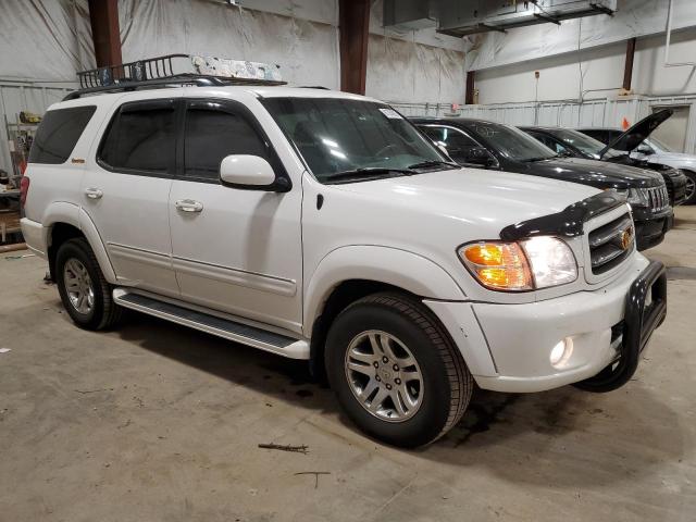 5TDBT48A03S160532 - 2003 TOYOTA SEQUOIA LIMITED WHITE photo 4