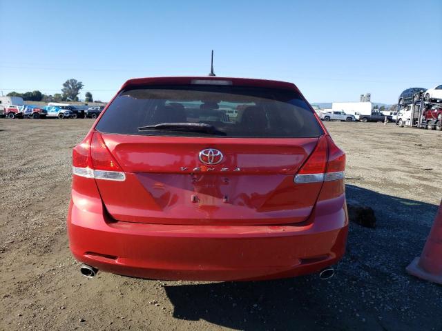 4T3ZK11A39U020203 - 2009 TOYOTA VENZA RED photo 6