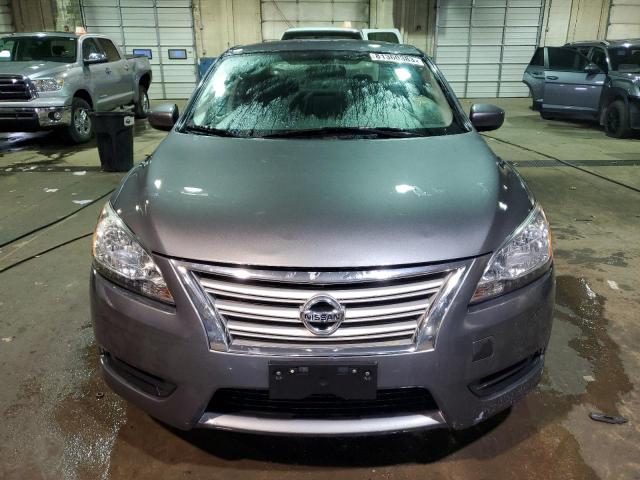 3N1AB7AP6FL651439 - 2015 NISSAN SENTRA S GRAY photo 5