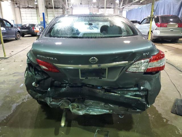 3N1AB7AP6FL651439 - 2015 NISSAN SENTRA S GRAY photo 6