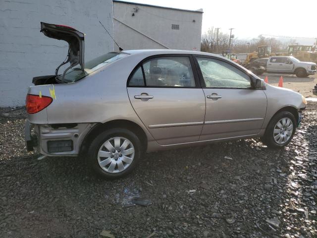 2T1BR38E83C018286 - 2003 TOYOTA COROLLA CE GOLD photo 3