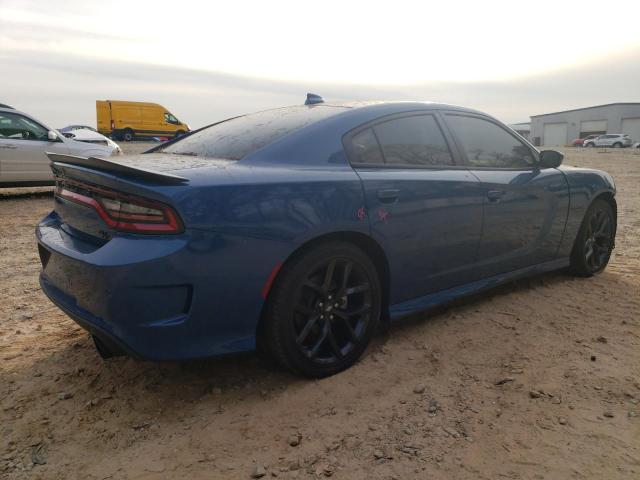 2C3CDXCT5NH129617 - 2022 DODGE CHARGER R/T BLUE photo 3