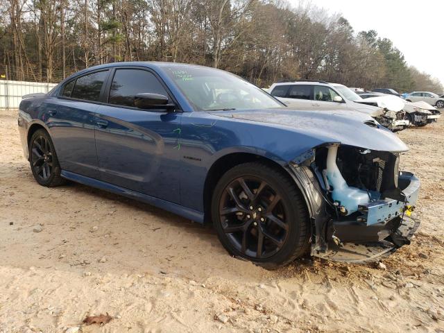 2C3CDXCT5NH129617 - 2022 DODGE CHARGER R/T BLUE photo 4