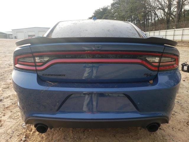 2C3CDXCT5NH129617 - 2022 DODGE CHARGER R/T BLUE photo 6