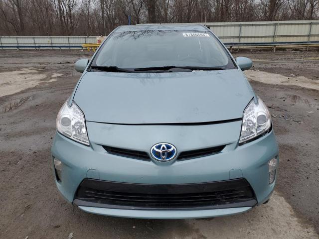 JTDKN3DU2F1987048 - 2015 TOYOTA PRIUS BLUE photo 5