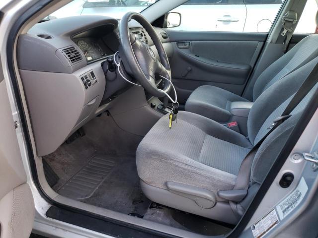 JTDBR32E052050613 - 2005 TOYOTA COROLLA CE SILVER photo 7