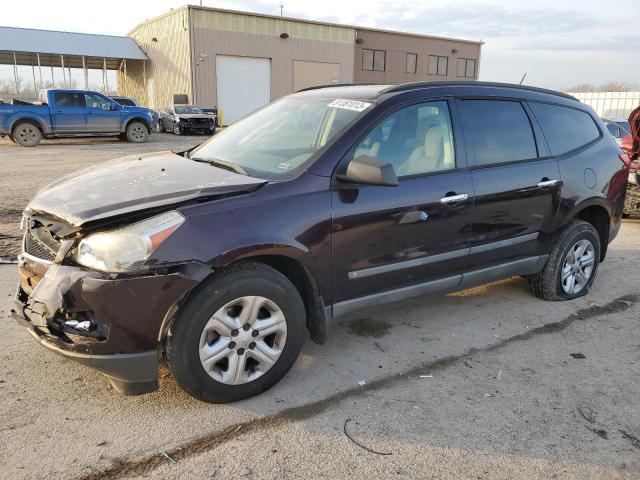 1GNER13D39S177179 - 2009 CHEVROLET TRAVERSE LS BURGUNDY photo 1