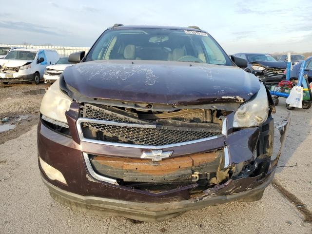 1GNER13D39S177179 - 2009 CHEVROLET TRAVERSE LS BURGUNDY photo 5