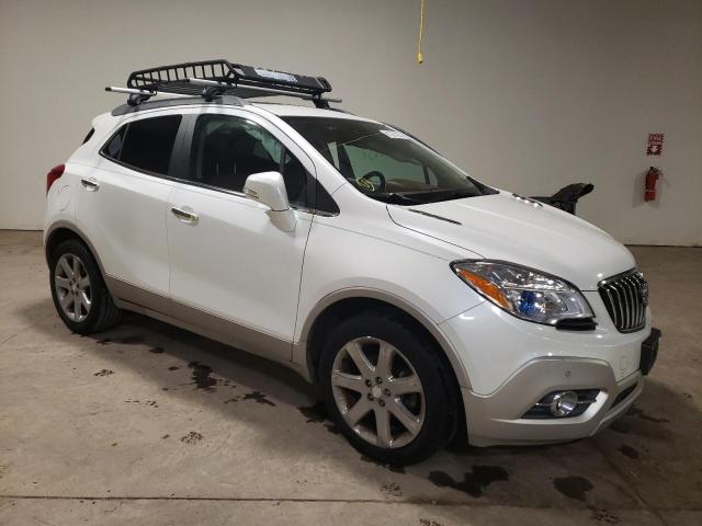 KL4CJDSB4EB518313 - 2014 BUICK ENCORE PREMIUM WHITE photo 4