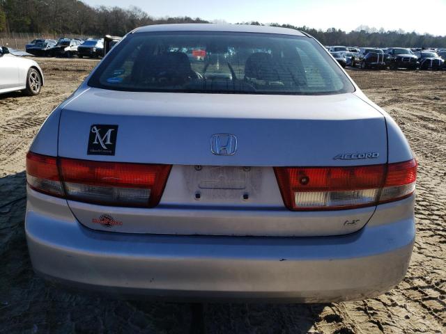 1HGCM55303A132581 - 2003 HONDA ACCORD LX SILVER photo 6