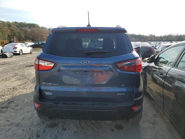MAJ6S3GL5NC466296 - 2022 FORD ECOSPORT SE ლურჯი ფოტო 6