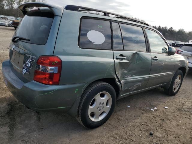 JTEEP21A370191813 - 2007 TOYOTA HIGHLANDER SPORT GREEN photo 3