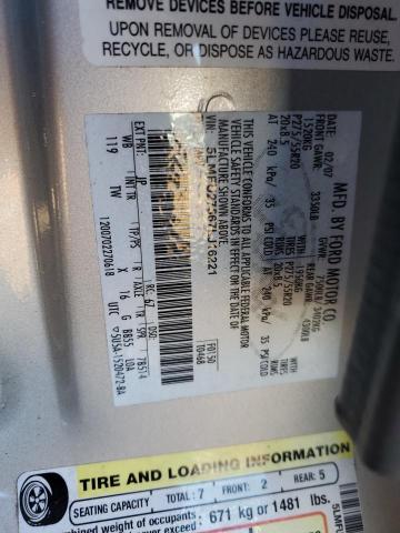 5LMFU27567LJ16221 - 2007 LINCOLN NAVIGATOR 银色 照片 13