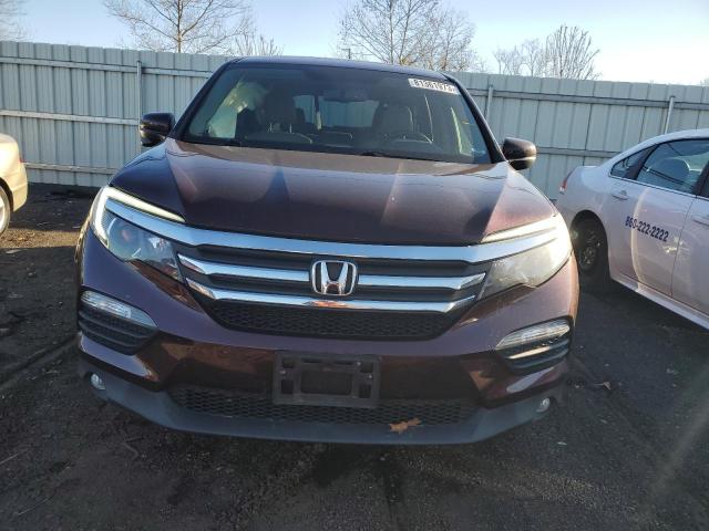 5FNYF6H56HB004829 - 2017 HONDA PILOT EXL BURGUNDY photo 5