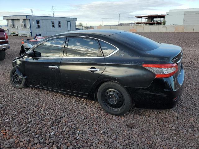 3N1AB7AP4EL655584 - 2014 NISSAN SENTRA S BLACK photo 2