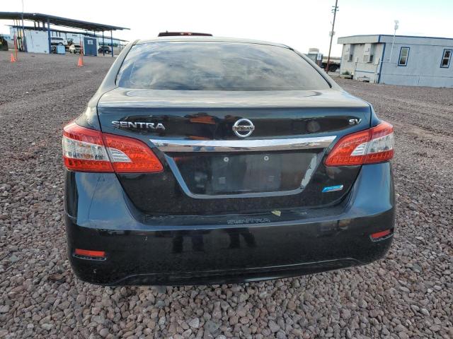 3N1AB7AP4EL655584 - 2014 NISSAN SENTRA S BLACK photo 6