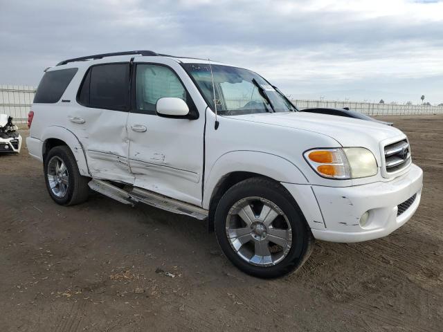 5TDZT38A73S199434 - 2003 TOYOTA SEQUOIA LIMITED WHITE photo 4