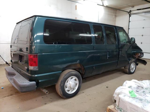 1FMNE11W17DA78513 - 2007 FORD ECONOLINE E150 WAGON GREEN photo 3