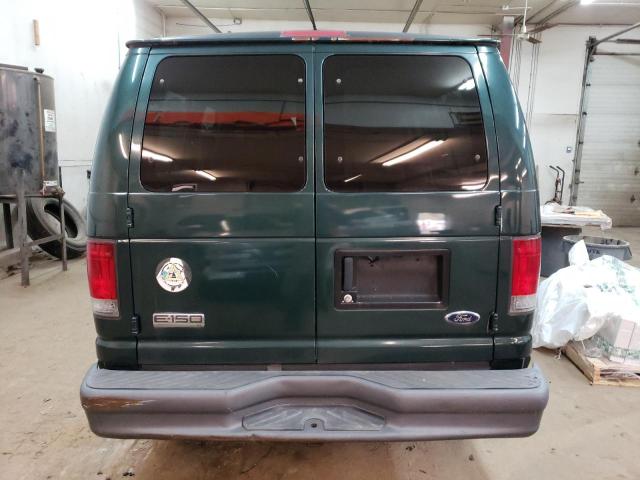 1FMNE11W17DA78513 - 2007 FORD ECONOLINE E150 WAGON GREEN photo 6