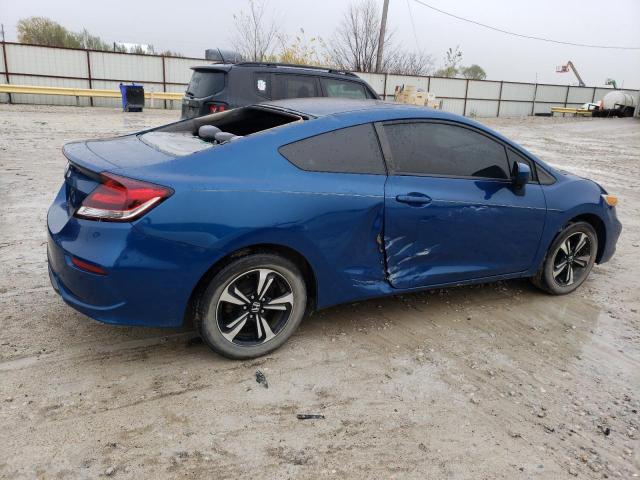 2HGFG3A82FH500601 - 2015 HONDA CIVIC EX BLUE photo 3