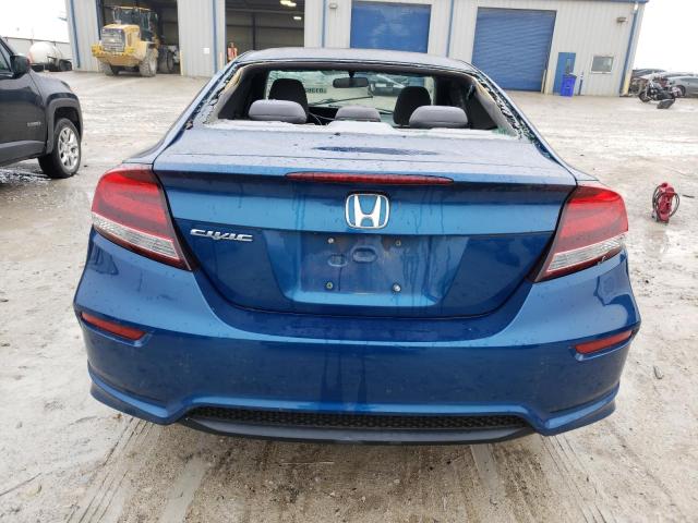 2HGFG3A82FH500601 - 2015 HONDA CIVIC EX BLUE photo 6