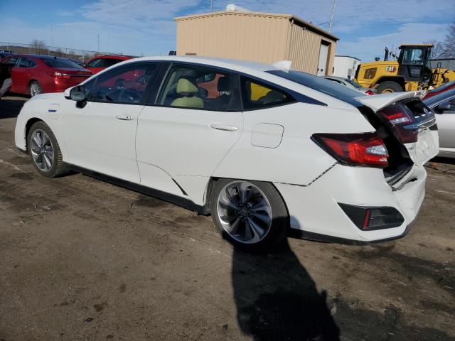 JHMZC5F39JC001661 - 2018 HONDA CLARITY TOURING WHITE photo 2