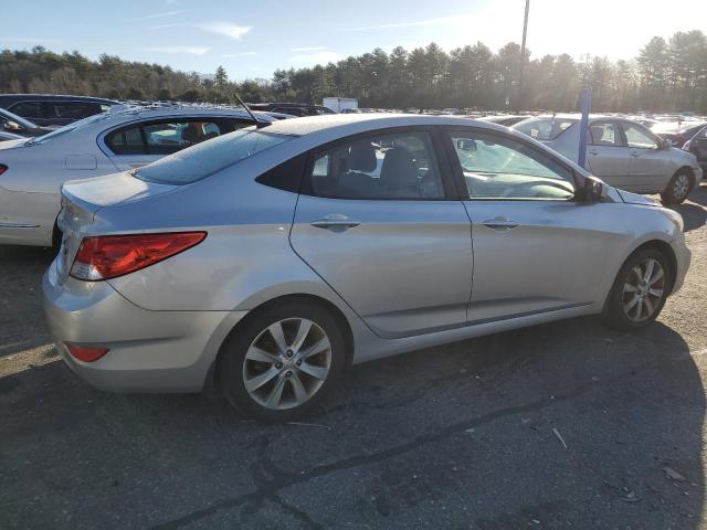 KMHCU4AE1DU487321 - 2013 HYUNDAI ACCENT GLS SILVER photo 3