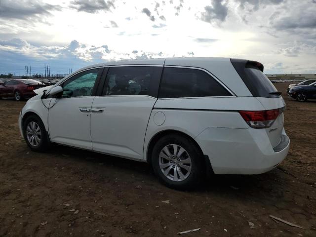 5FNRL5H62EB102767 - 2014 HONDA ODYSSEY EXL WHITE photo 2