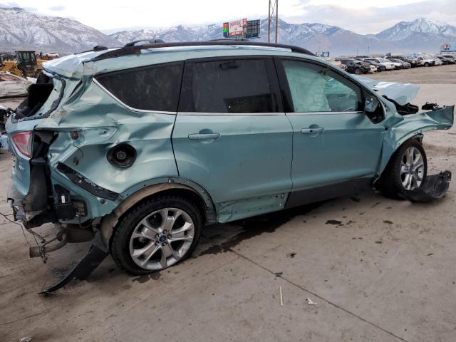 1FMCU9H9XDUC86118 - 2013 FORD ESCAPE SEL TURQUOISE photo 3