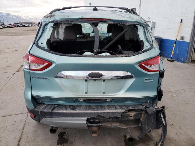 1FMCU9H9XDUC86118 - 2013 FORD ESCAPE SEL TURQUOISE photo 6