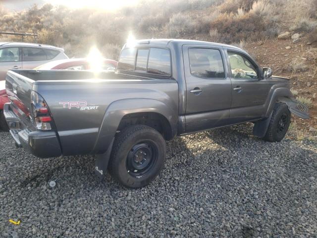 3TMLU4EN1BM062620 - 2011 TOYOTA TACOMA DOUBLE CAB GRAY photo 3