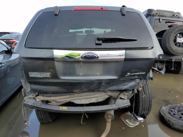 1FMCU49349KA07293 - 2009 FORD ESCAPE HYBRID GRAY photo 6