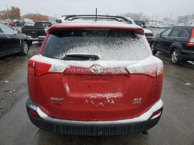 JTMRFREV9D5017144 - 2013 TOYOTA RAV4 XLE RED photo 6