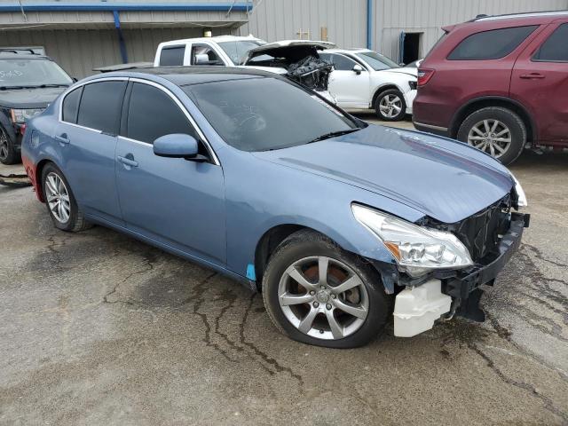 JNKBV61E08M205084 - 2008 INFINITI G35 BLUE photo 4