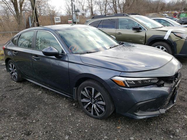 19XFL1H70NE023429 - 2022 HONDA CIVIC EXL ნაცრისფერი ფოტო 4