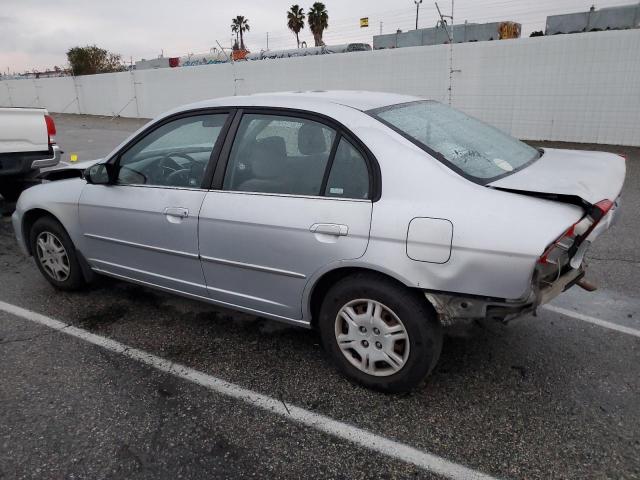 2HGES16592H510338 - 2002 HONDA CIVIC LX SILVER photo 2