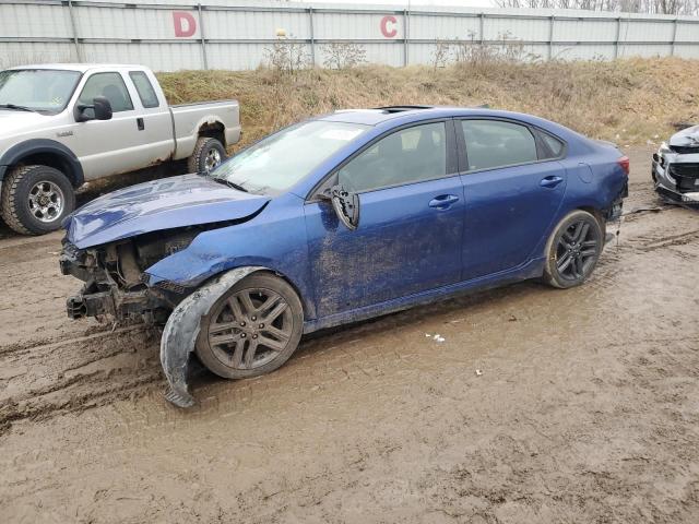 3KPF34AD7ME375620 - 2021 KIA FORTE GT LINE BLUE photo 1