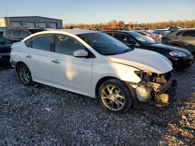 3N1AB7AP9DL709881 - 2013 NISSAN SENTRA S WHITE photo 4