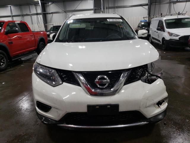 KNMAT2MV1GP643472 - 2016 NISSAN ROGUE S WHITE photo 5