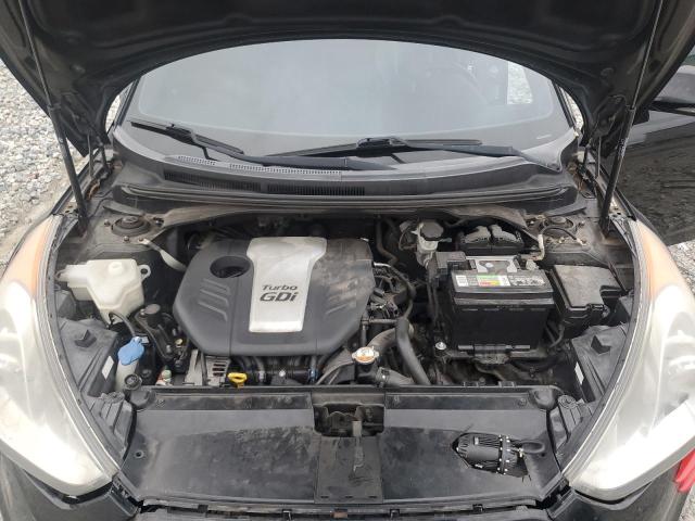 KMHTC6AE0DU172251 - 2013 HYUNDAI VELOSTER TURBO Սև լուսանկար 11