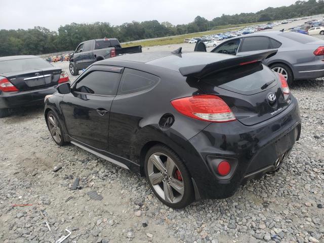 KMHTC6AE0DU172251 - 2013 HYUNDAI VELOSTER TURBO Սև լուսանկար 2