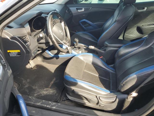 KMHTC6AE0DU172251 - 2013 HYUNDAI VELOSTER TURBO Սև լուսանկար 7