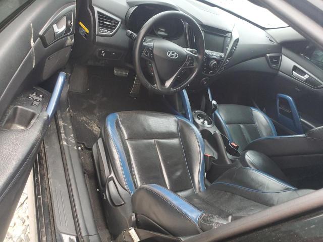 KMHTC6AE0DU172251 - 2013 HYUNDAI VELOSTER TURBO Սև լուսանկար 8