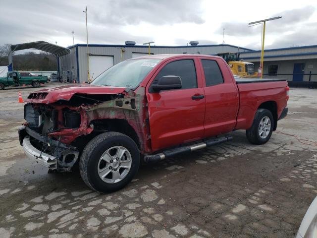 5TFRY5F19LX256498 - 2020 TOYOTA TUNDRA DOUBLE CAB SR/SR5 RED photo 1