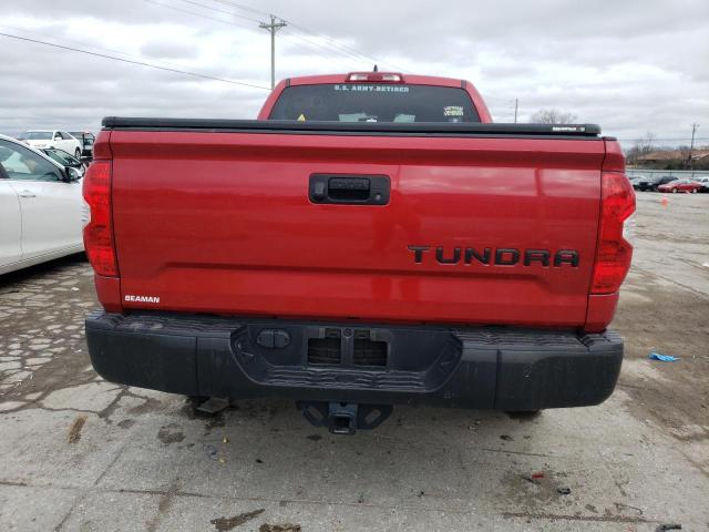 5TFRY5F19LX256498 - 2020 TOYOTA TUNDRA DOUBLE CAB SR/SR5 RED photo 6