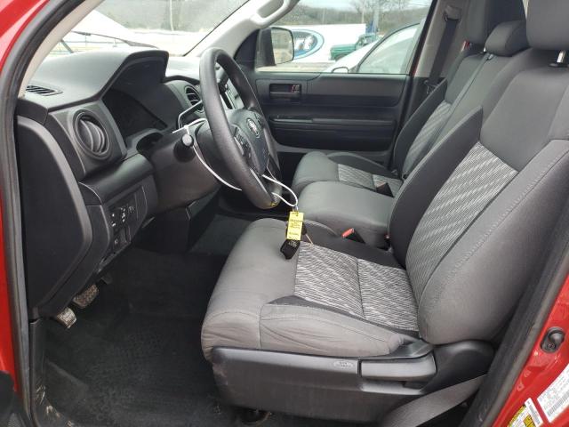 5TFRY5F19LX256498 - 2020 TOYOTA TUNDRA DOUBLE CAB SR/SR5 RED photo 7