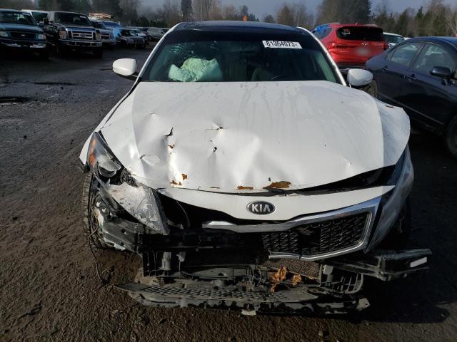 5XXGN4A7XDG151368 - 2013 KIA OPTIMA EX WHITE photo 5