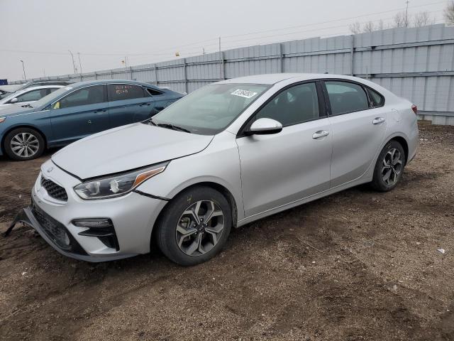 3KPF24AD9ME301246 - 2021 KIA FORTE FE GRAY photo 1