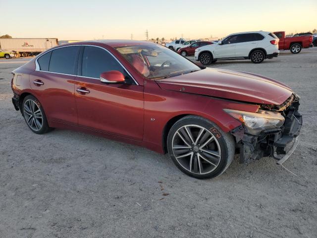 JN1BV7AP3EM687850 - 2014 INFINITI Q50 BASE RED photo 4