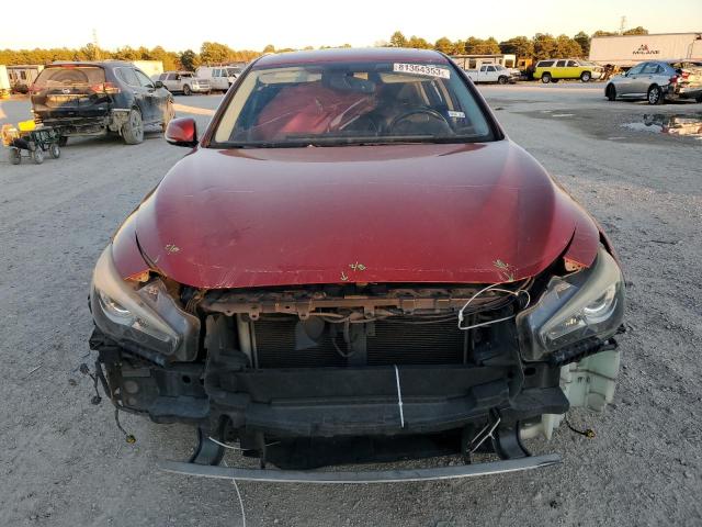 JN1BV7AP3EM687850 - 2014 INFINITI Q50 BASE RED photo 5